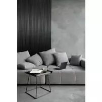 Capat panou riflaj stanga Lamelio Onda finisaj negru 3.8x270 cm picture - 7