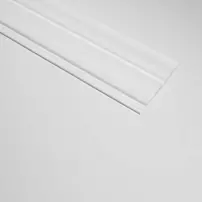 Capat panou riflaj stanga Lamelio Versal finisaj alb 6.4x270 cm picture - 2