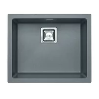 Chiuveta compozit Alveus Quadrix 50 Steel gri metalizat 56x46 cm