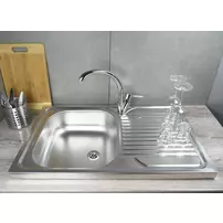 Chiuveta Deante Tango inox cu cuva reversibila 80x50 cm picture - 3