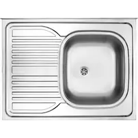 Chiuveta Deante Tango inox satinat cu cuva orientata pe dreapta 80x60 cm