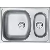 Chiuveta Deante Xylo inox 2 cuve 62x44 cm