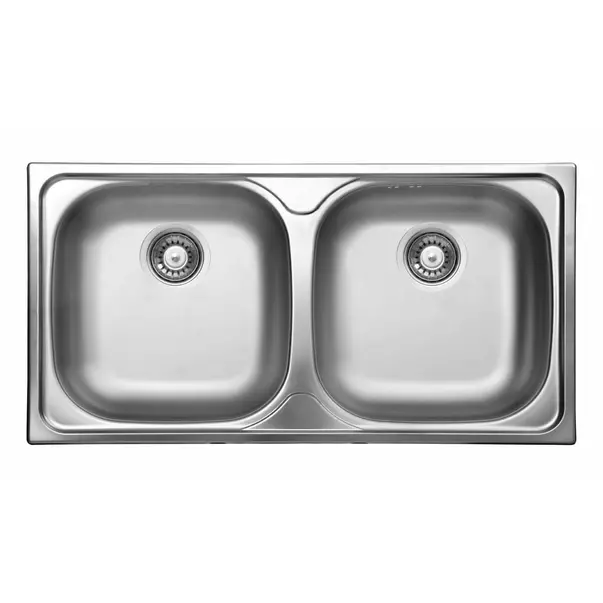 Chiuveta dubla Deante Xylo inox 78x44 cm