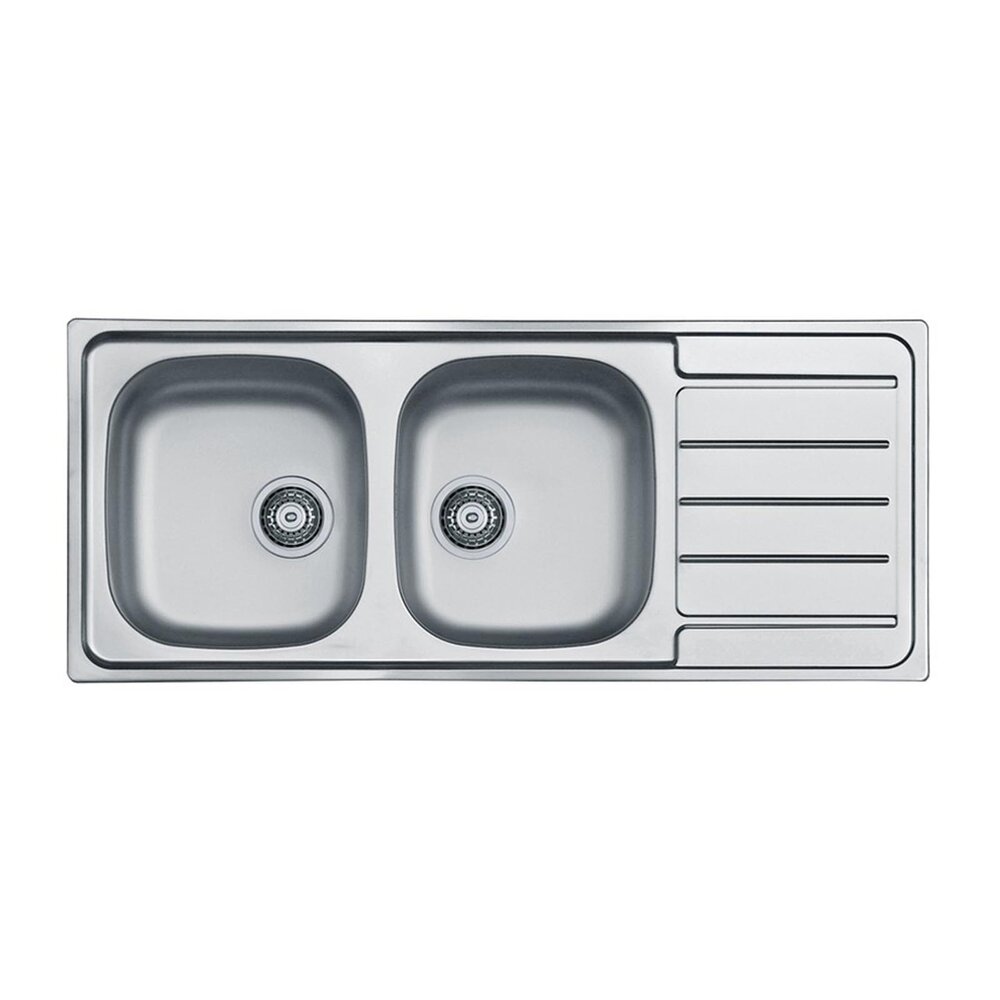 Chiuveta inox Alveus Line 100 Satin 116×50 cm 100