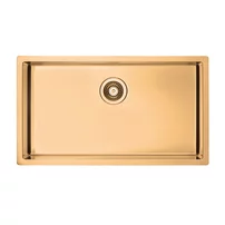 Chiuveta inox Alveus Quadrix 60 finisaj bronz 79x45 cm