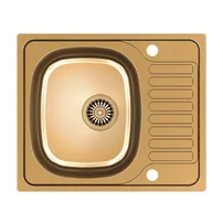 Chiuveta inox Quadron Pop Silvester 116 finisaj cupru 58x49 cm