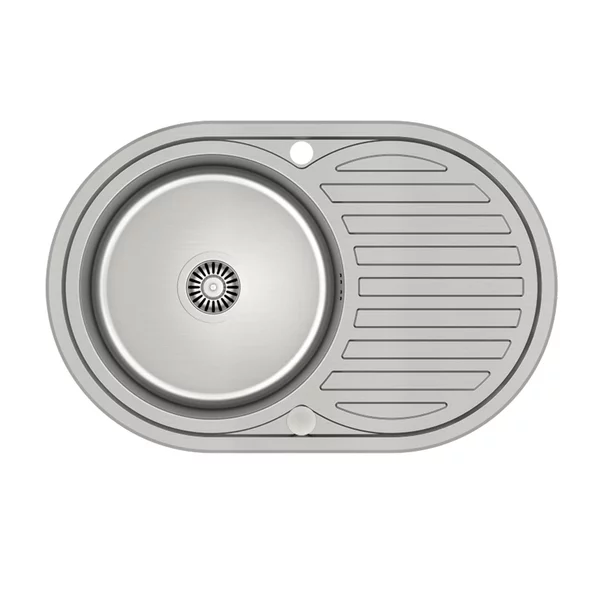 Chiuveta inox Quadron Pop Tom 211 inox satinat 77x50 cm