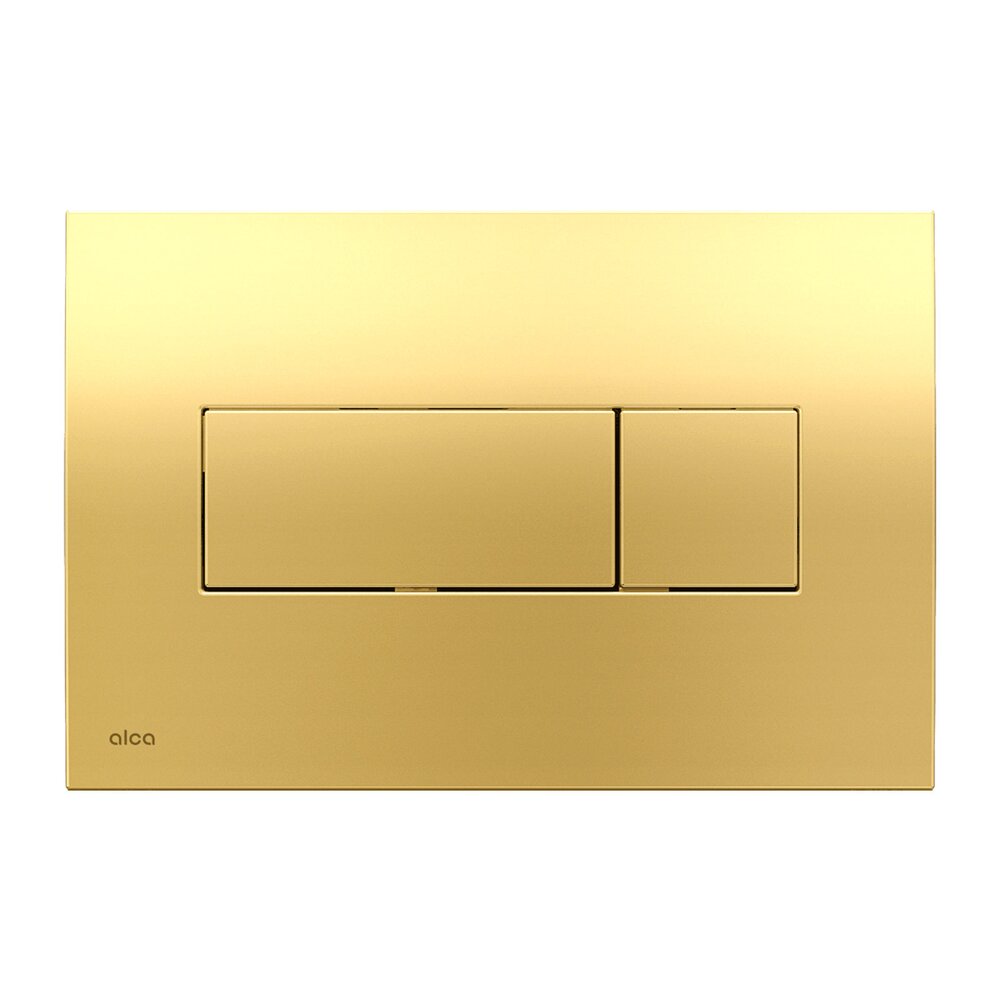 Clapeta de actionare Alcadrain Basic M375 auriu lucios Alcadrain