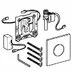 Clapeta de actionare Geberit Sigma 10 pentru pisoar electronica cu senzor cu baterii 1.5 V antivandalism picture - 8