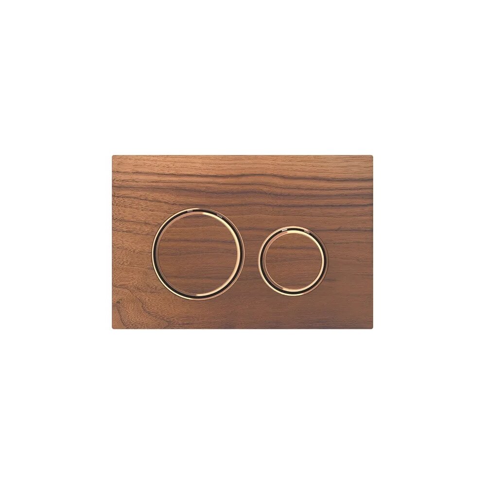 Clapeta de actionare Geberit Sigma21 nuc american/inel rose gold actionare