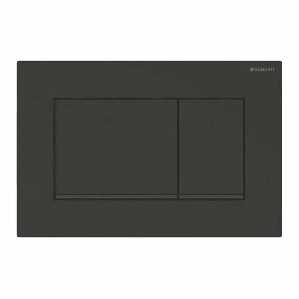 Clapeta de actionare Geberit Sigma30 negru mat lacuit 2 butoane picture - 1