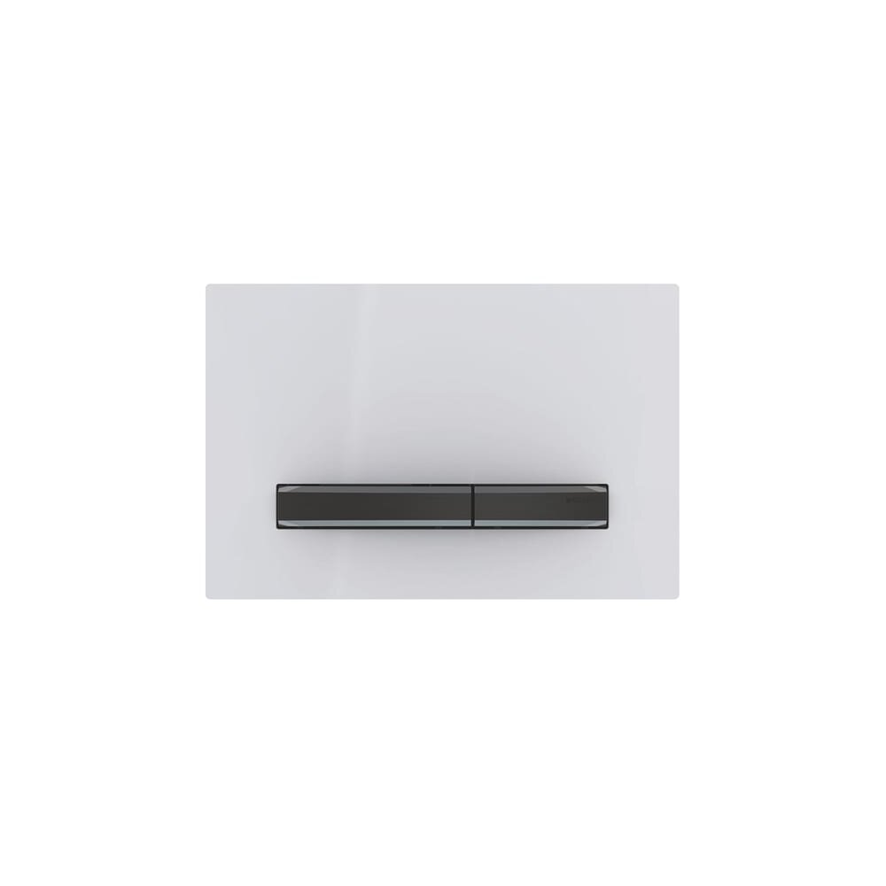 Clapeta de actionare Geberit Sigma50 alb/butoane negru mat Geberit