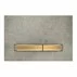 Clapeta de actionare Geberit Sigma50 aspect beton/butoane aurii picture - 1