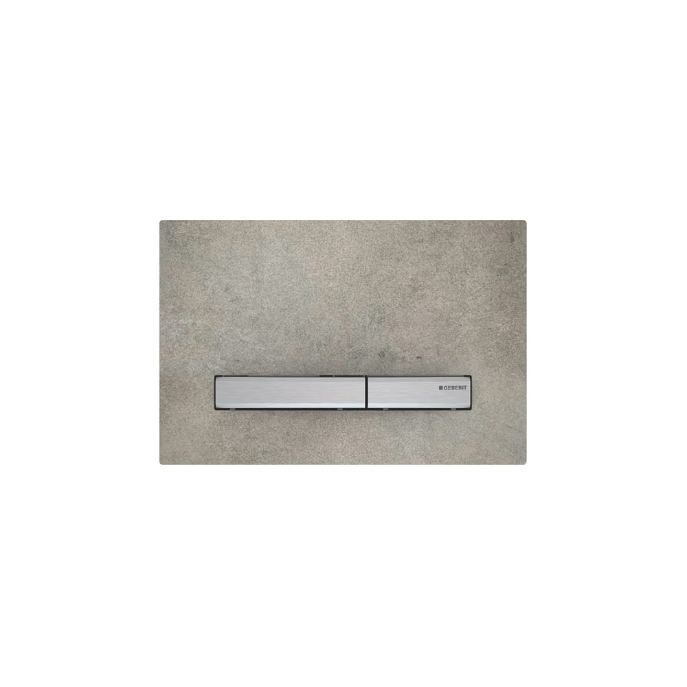 Clapeta de actionare Geberit Sigma50 aspect de beton/ clape crom actionare