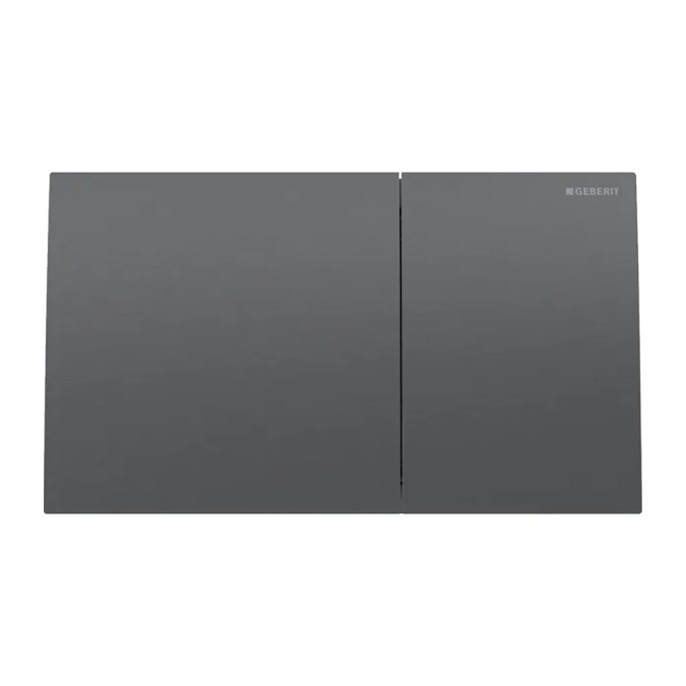 Clapeta de actionare Geberit Sigma70 crom – negru finisaj periat geberit