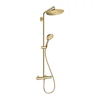 Coloana de dus cu termostat Hansgrohe Croma Select S 280 cu 1 jet auriu lucios
