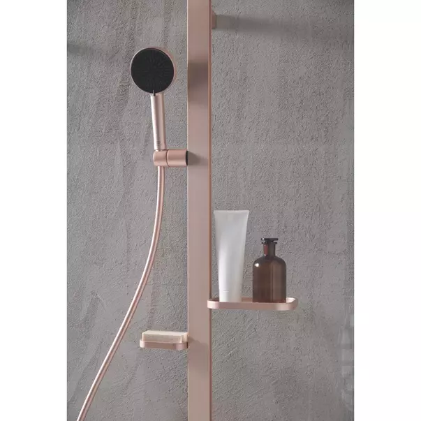 Coloana de dus cu baterie termostatata rose mat Ideal Standard Alu+ picture - 9