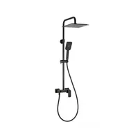 Coloana de dus cu Valvex Loft Black monocomanda negru mat