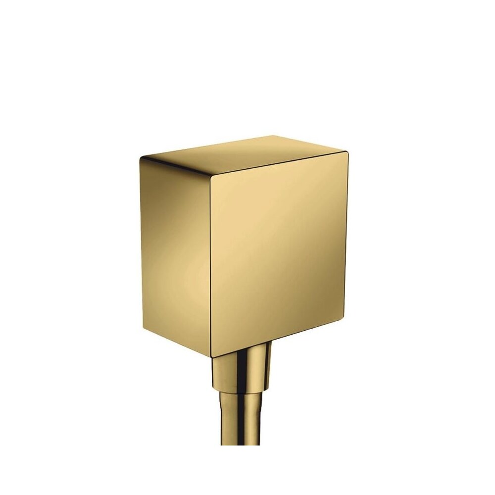 Conector dus Hansgrohe FixFit Square auriu lucios Accesorii