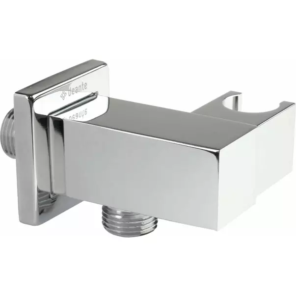Conector furtun Deante Cascada crom cu suport dus