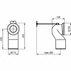 Conector scurgere verticala Ideal Standard pentru Vas WC Connect - 2