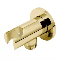 Cot conector rotund FDesign Inula cu suport dus auriu lucios picture - 1