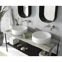 Cuier dublu Deante Round crom picture - 9
