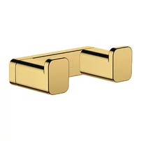 Cuier dublu Hansgrohe AddStoris auriu lucios