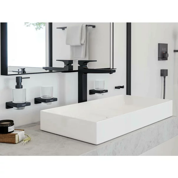 Cuier dublu Hansgrohe AddStoris auriu lucios picture - 2