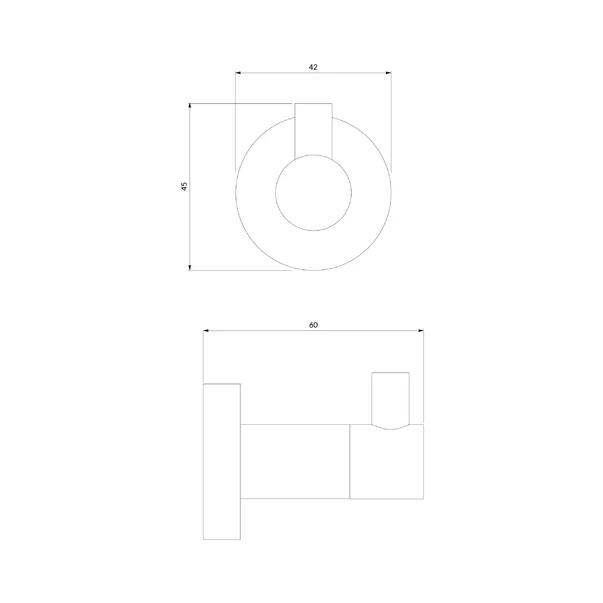 Cuier simplu Omnires Modern Project picture - 2