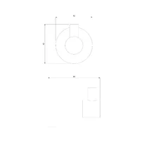 Cuier simplu Omnires Modern Project cupru periat picture - 2