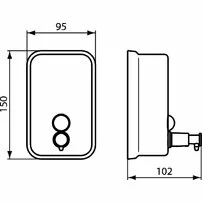 Dozator sapun Ideal Standard IOM picture - 2