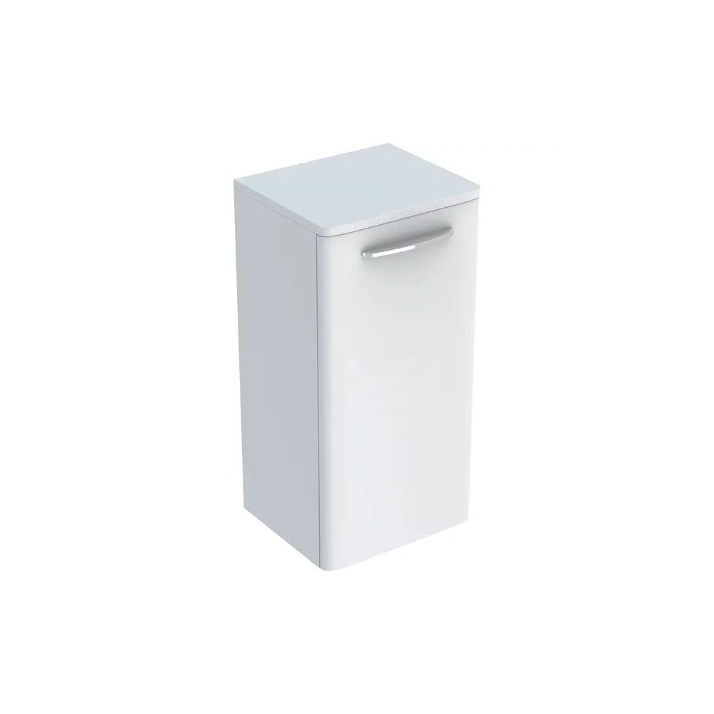 Dulap baie suspendat alb Geberit Selnova Square 1 usa 33 cm Alb