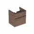 Dulap baza pentru lavoar suspendat Geberit Smyle Square nuc 2 sertare 59 cm picture - 2