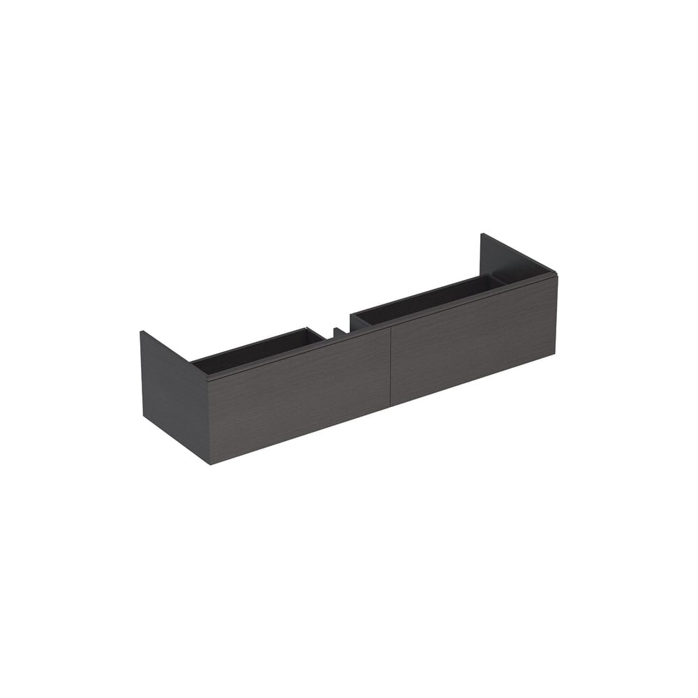 Dulap baza pentru lavoar suspendat Geberit Xeno2 gri 2 sertare 160 cm 160