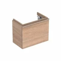 Dulap baza pentru lavoar suspendat stejar natural Geberit Icon 1 sertar 52 cm