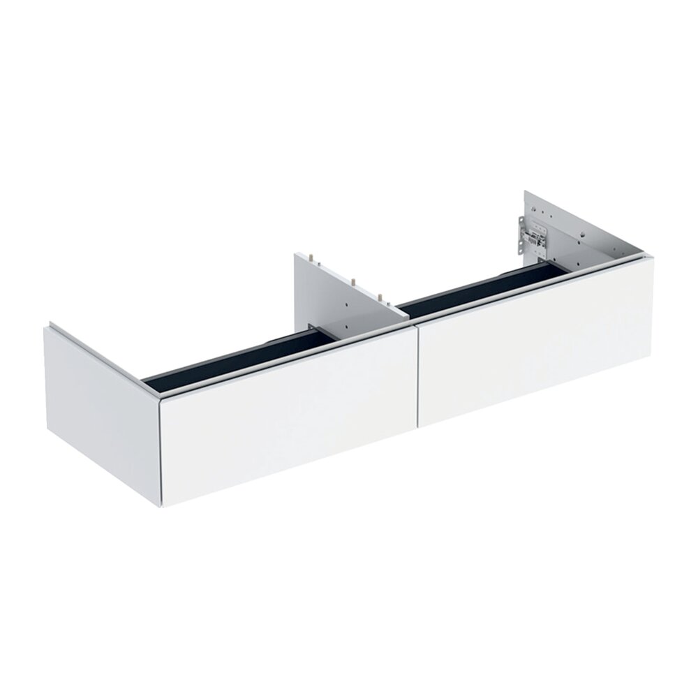 Dulap baza suspendat Geberit One cu 2 sertare alb lucios 135 cm Dulap baza suspendat Geberit One cu 2 sertare alb lucios 135 cm