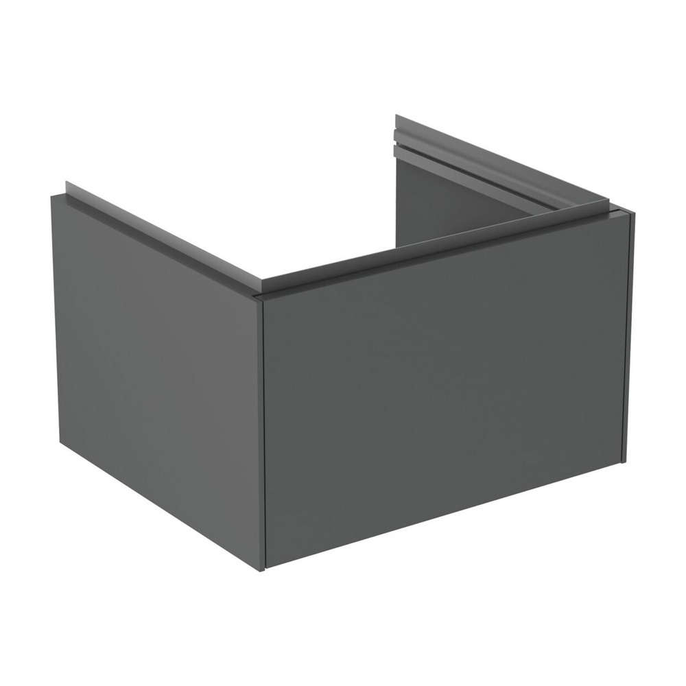 Dulap baza suspendat Ideal Standard Atelier Conca 1 sertar antracit mat 60 cm antracit