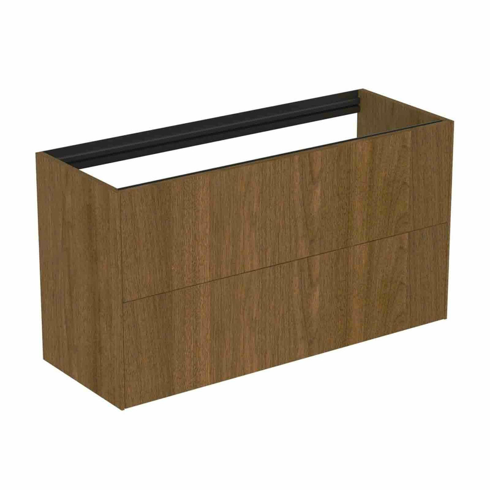 Dulap baza suspendat Ideal Standard Atelier Conca 2 sertare 100 cm finisaj nuc inchis Dulap baza suspendat Ideal Standard Atelier Conca 2 sertare 100 cm finisaj nuc inchis