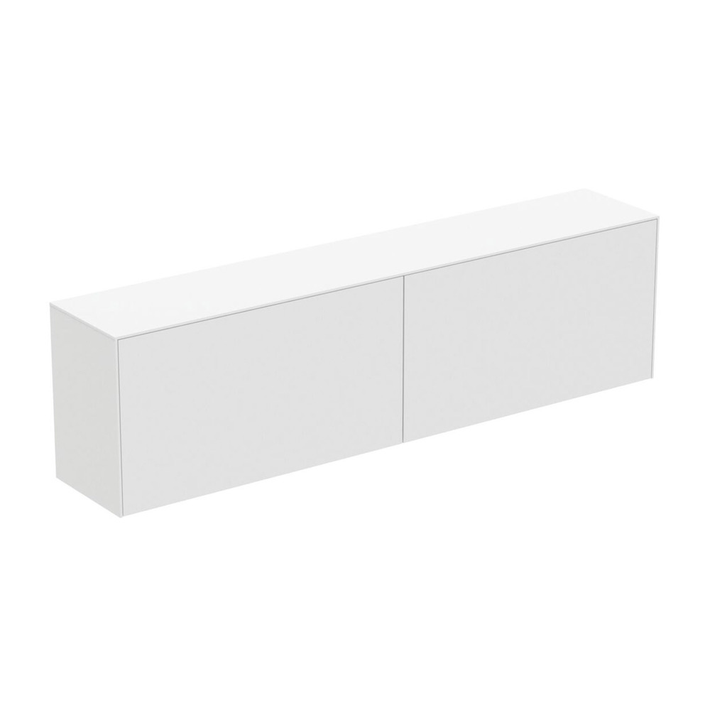 Dulap baza suspendat Ideal Standard Atelier Conca 2 sertare cu blat 200 cm alb mat 200