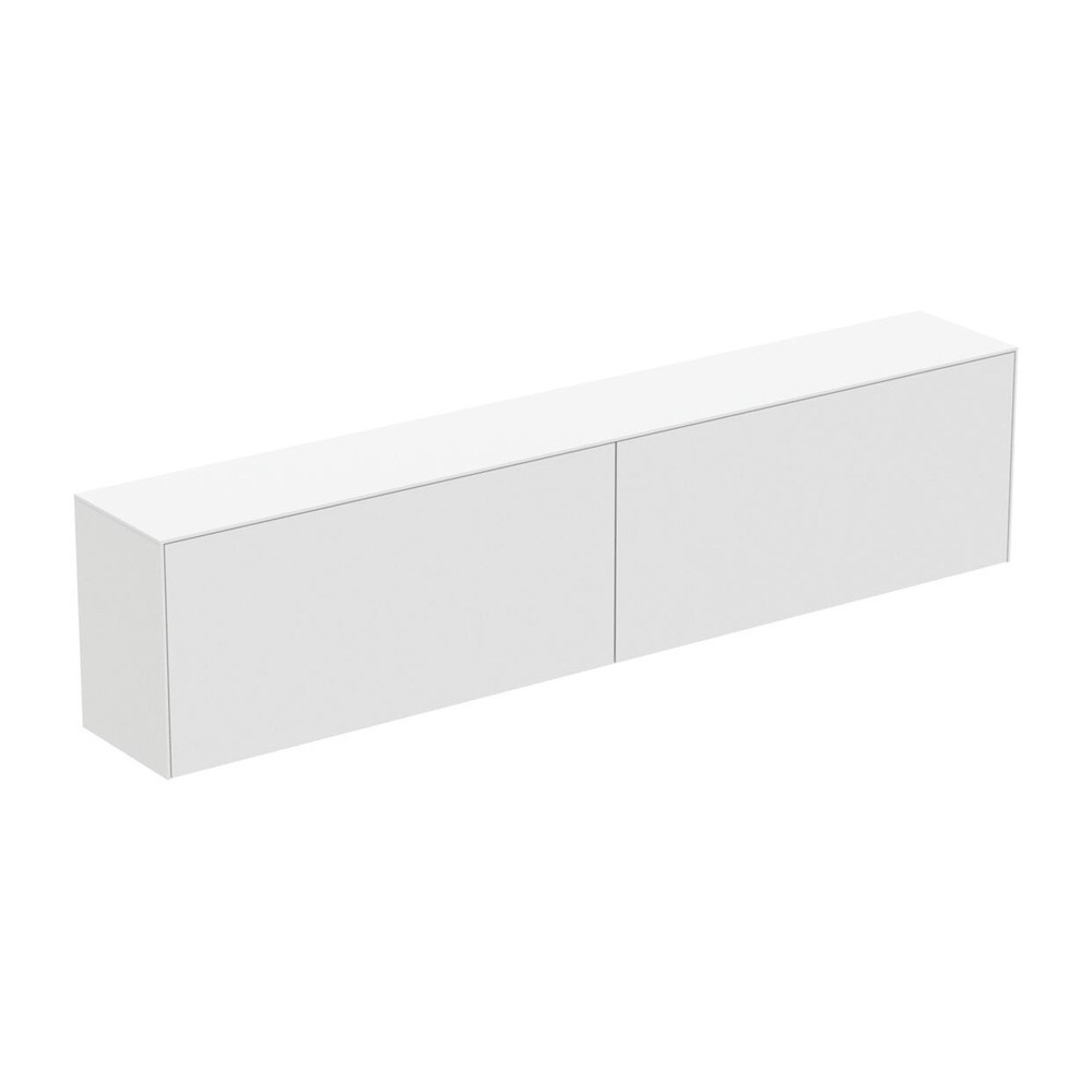 Dulap baza suspendat Ideal Standard Atelier Conca 2 sertare cu blat 240 cm alb mat Dulap baza suspendat Ideal Standard Atelier Conca 2 sertare cu blat 240 cm alb mat
