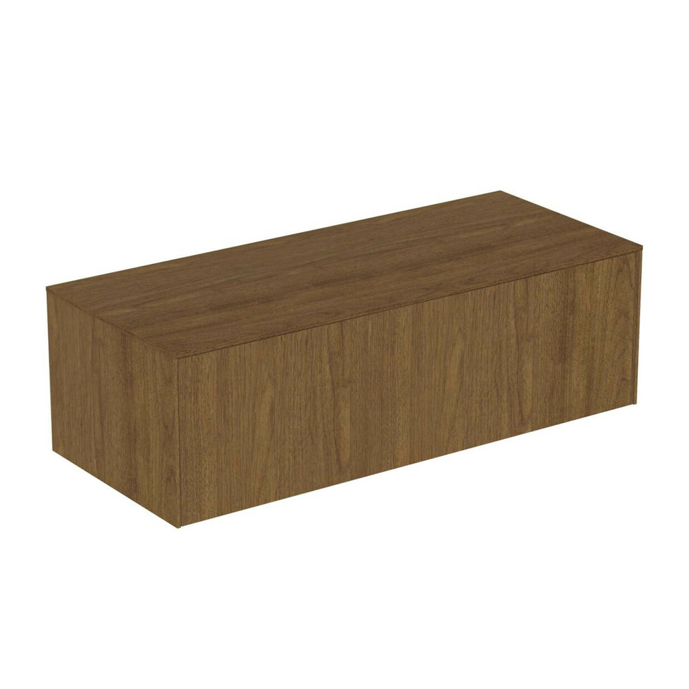 Dulap baza suspendat Ideal Standard Atelier Conca finisaj nuc inchis 1 sertar cu blat 120 cm Dulap baza suspendat Ideal Standard Atelier Conca finisaj nuc inchis 1 sertar cu blat 120 cm