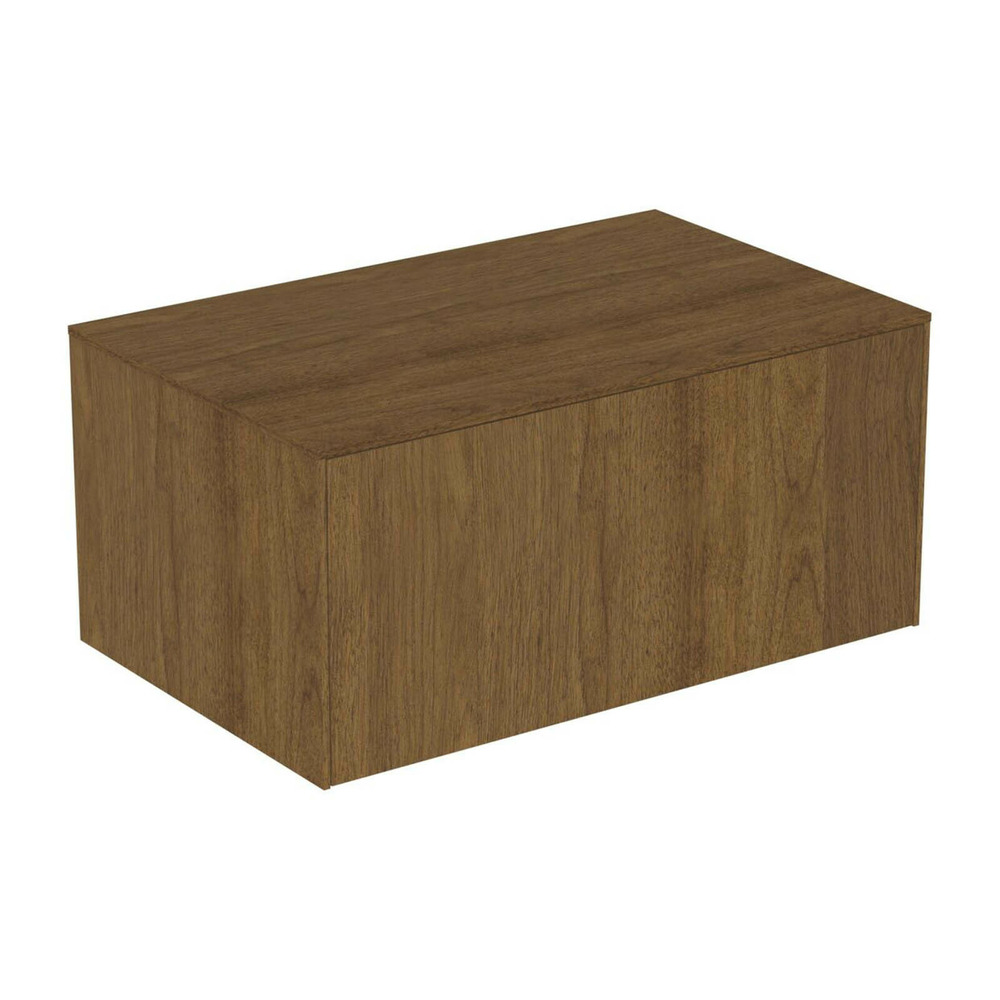 Dulap baza suspendat Ideal Standard Atelier Conca finisaj nuc inchis 1 sertar cu blat 80 cm Dulap baza suspendat Ideal Standard Atelier Conca finisaj nuc inchis 1 sertar cu blat 80 cm