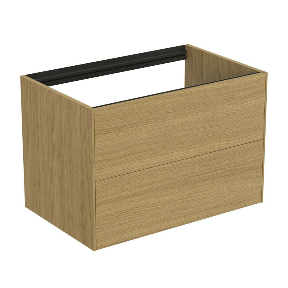 Dulap baza suspendat Ideal Standard Atelier Conca finisaj stejar deschis 2 sertare 80 cm Dulap baza suspendat Ideal Standard Atelier Conca finisaj stejar deschis 2 sertare 80 cm