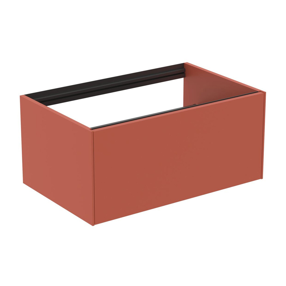 Dulap baza suspendat Ideal Standard Atelier Conca rosu – oranj mat 1 sertar 80 cm Atelier