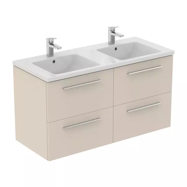 Dulap baza suspendat Ideal Standard i.life B bej nisipiu mat 4 sertare 120 cm picture - 2