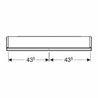 Dulap cu oglinda Geberit One ComfortLight 90 cm alb picture - 3