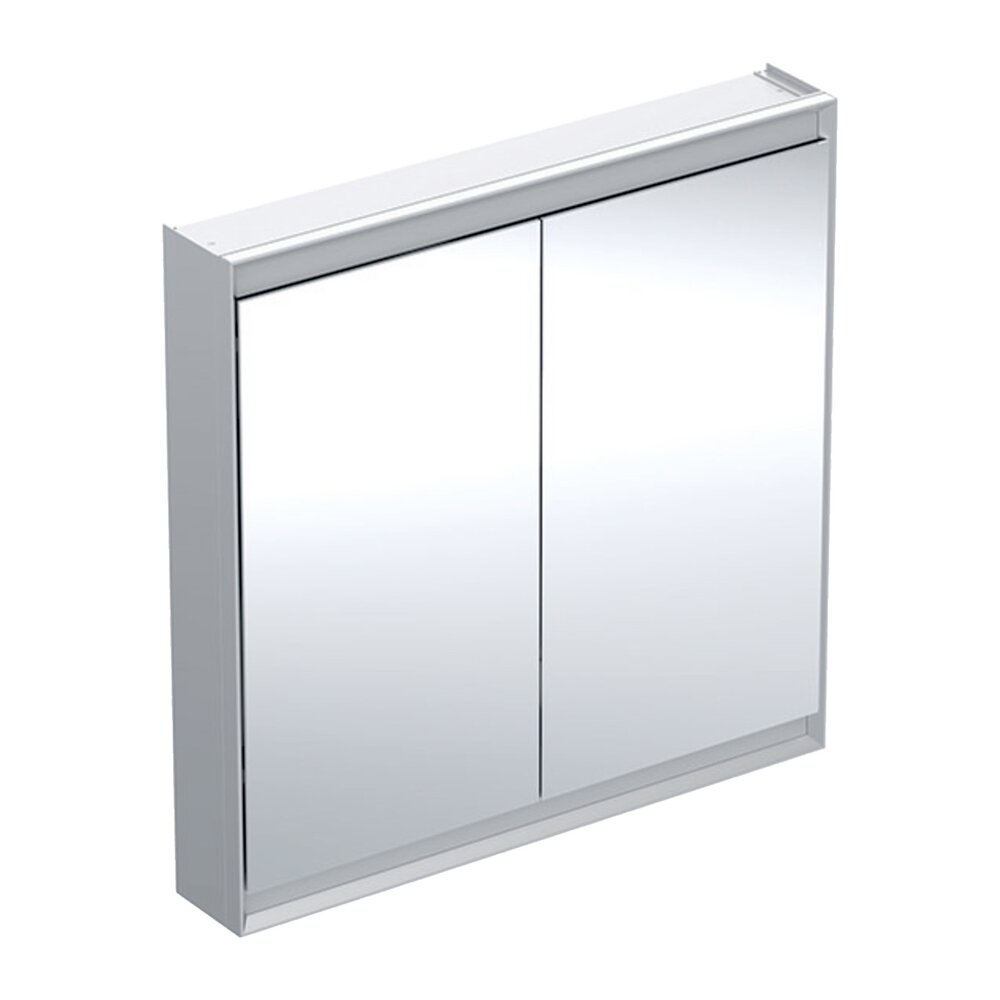 Dulap cu oglinda Geberit One ComfortLight 90 cm aluminiu eloxat aluminiu