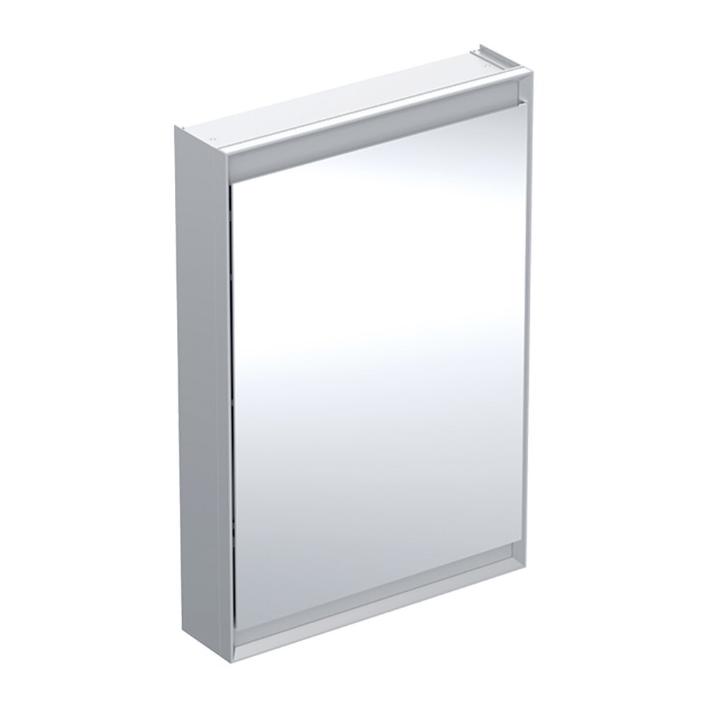 Dulap cu oglinda Geberit One ComfortLight dreapta 60 cm aluminiu eloxat aluminiu