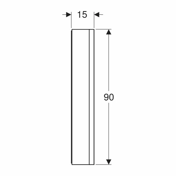 Dulap cu oglinda si nisa Geberit One ComfortLight 120 cm aluminiu eloxat picture - 4